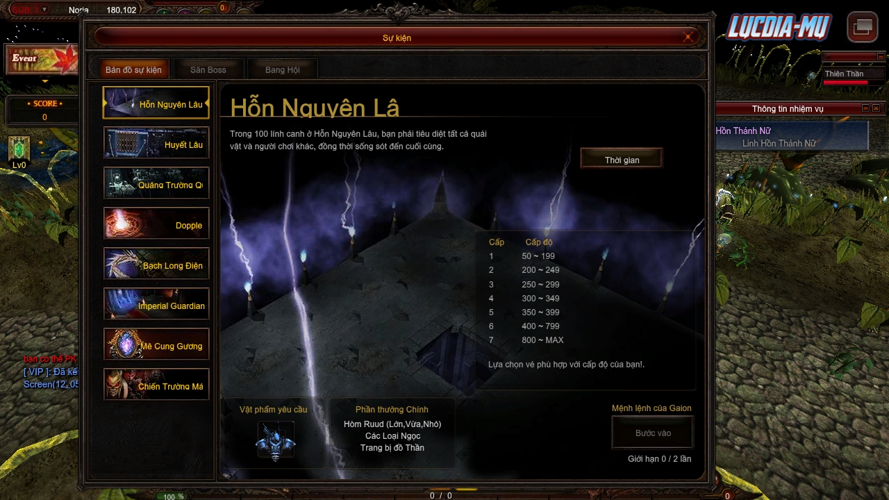NPC Charon Noria Mu Online